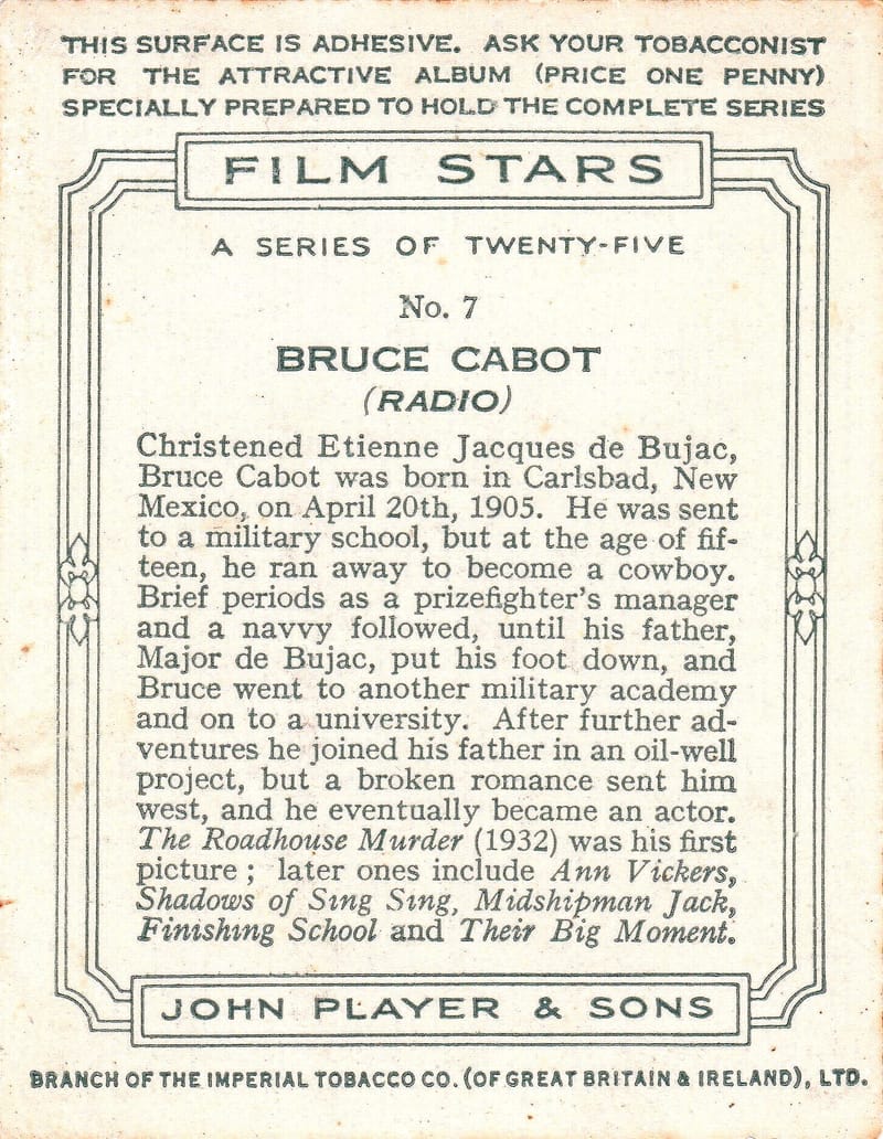 bruce-cabot-cinema-cigarette-cards
