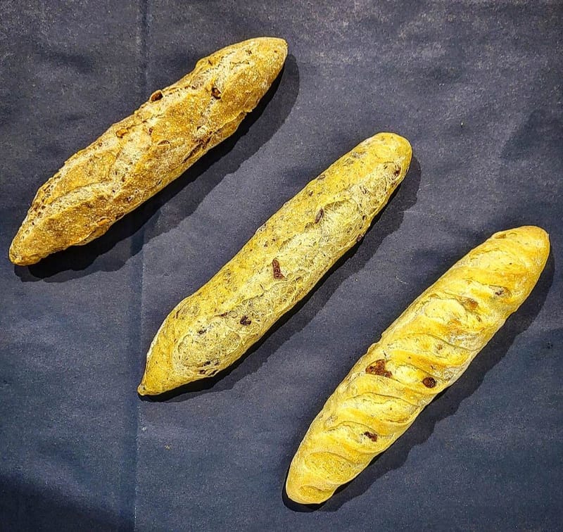 Baguettines au levain