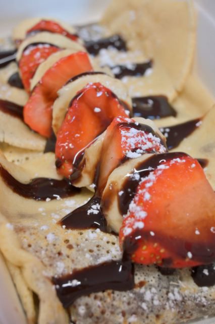 Nutella Strawberry Crepe