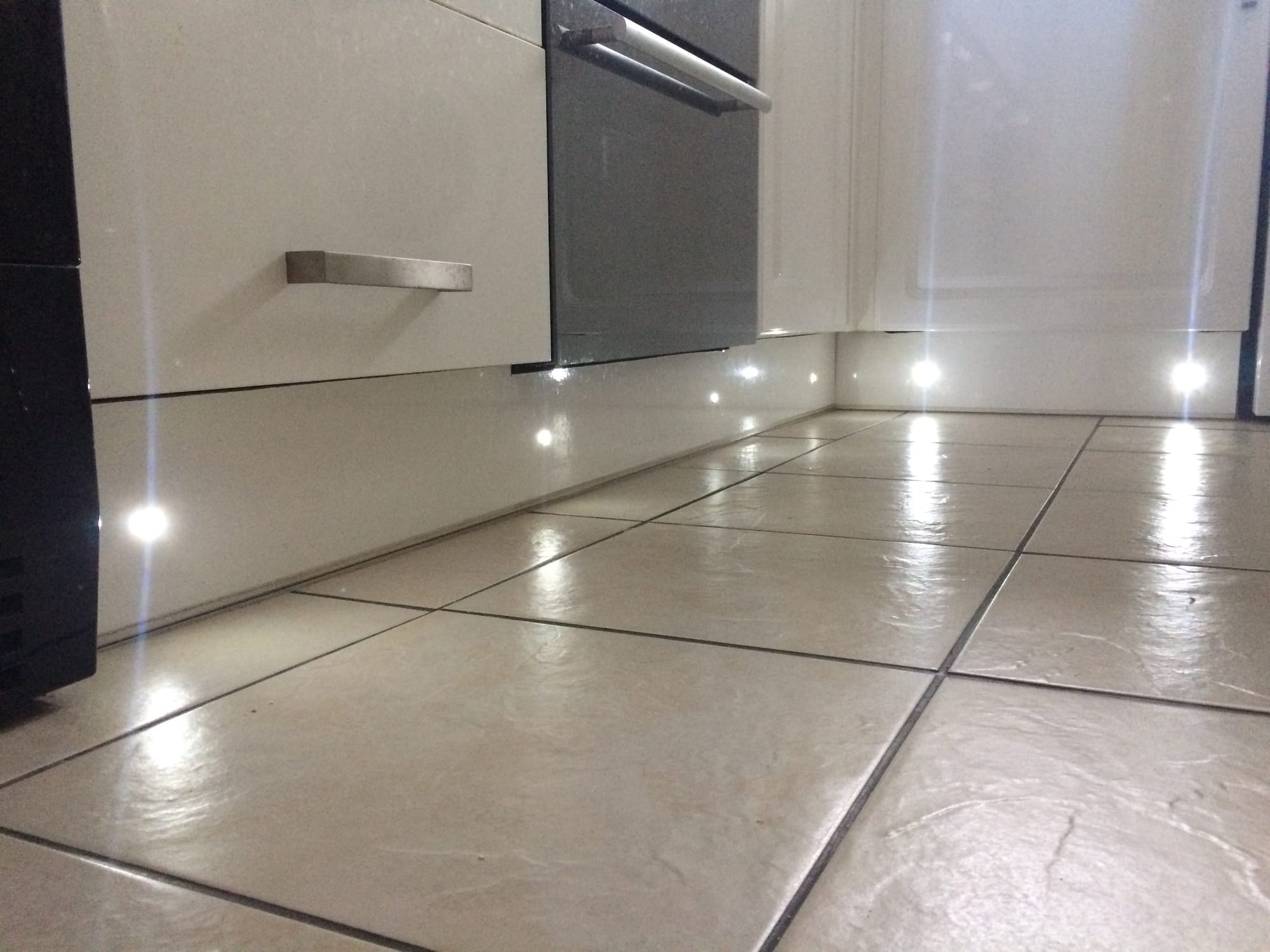 Kitchen plinth lighting