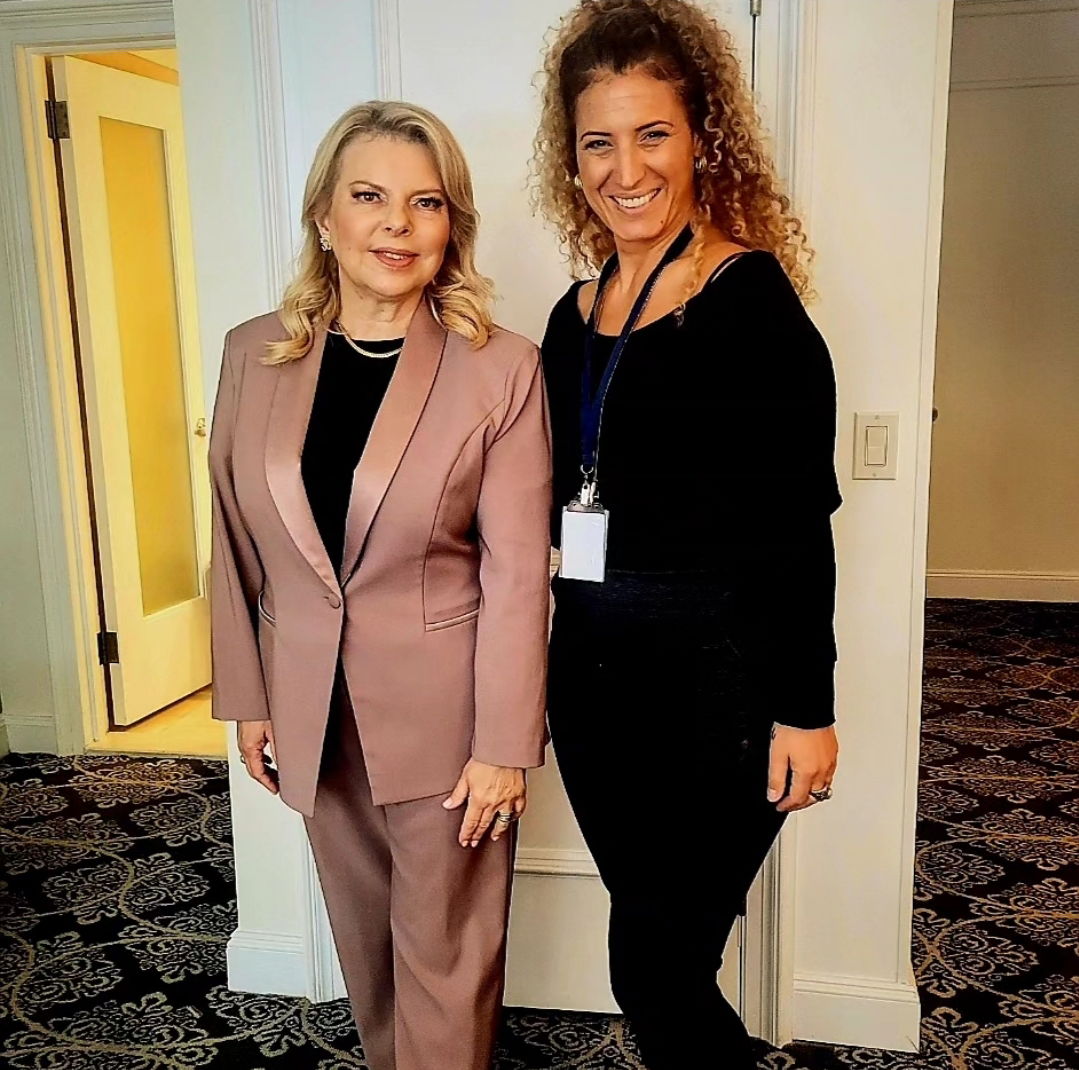 Israel's Prime Minister's First Lady Mrs. Sara Netanyahu (makeup by me)