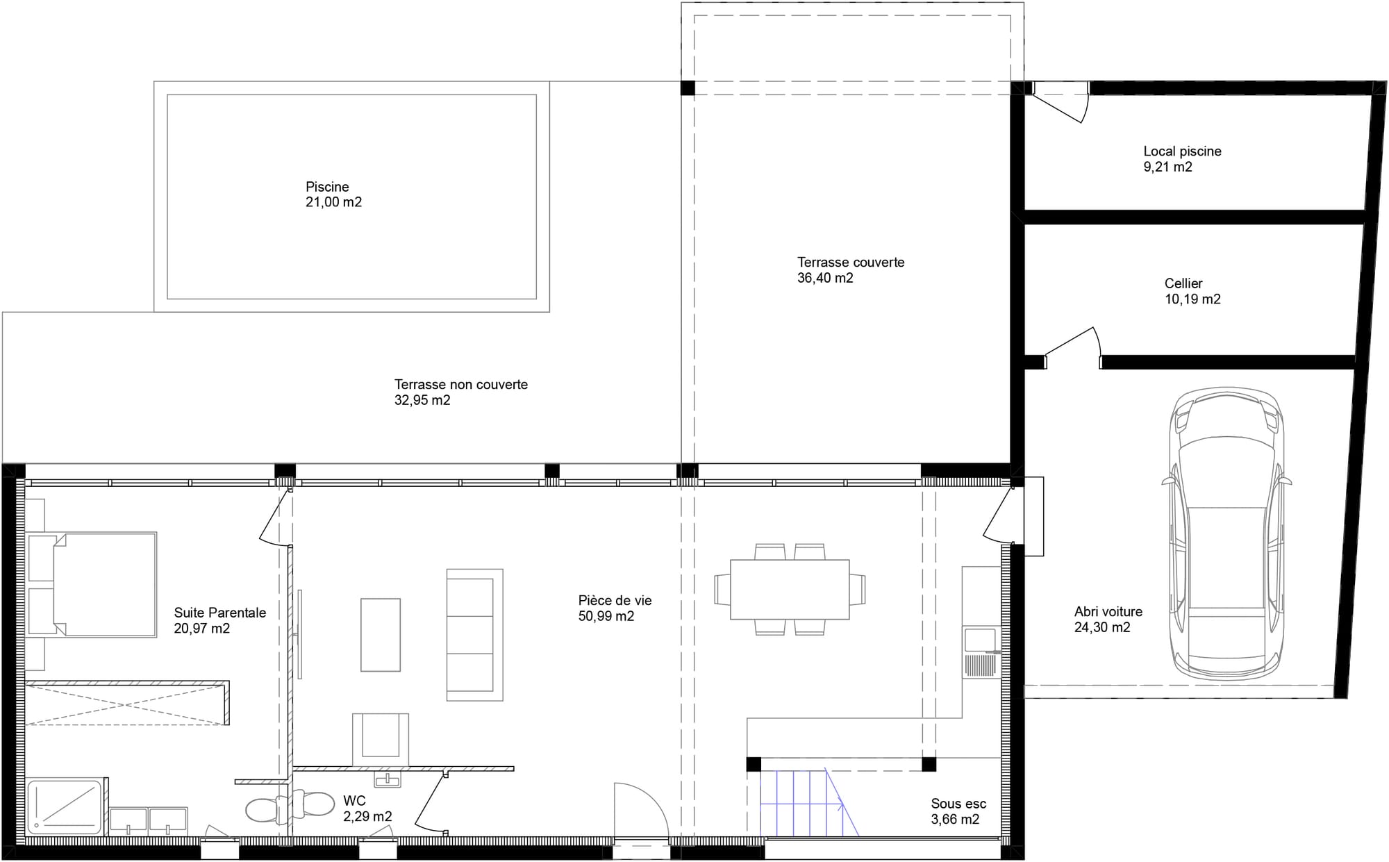 Plan rez-de-chaussée