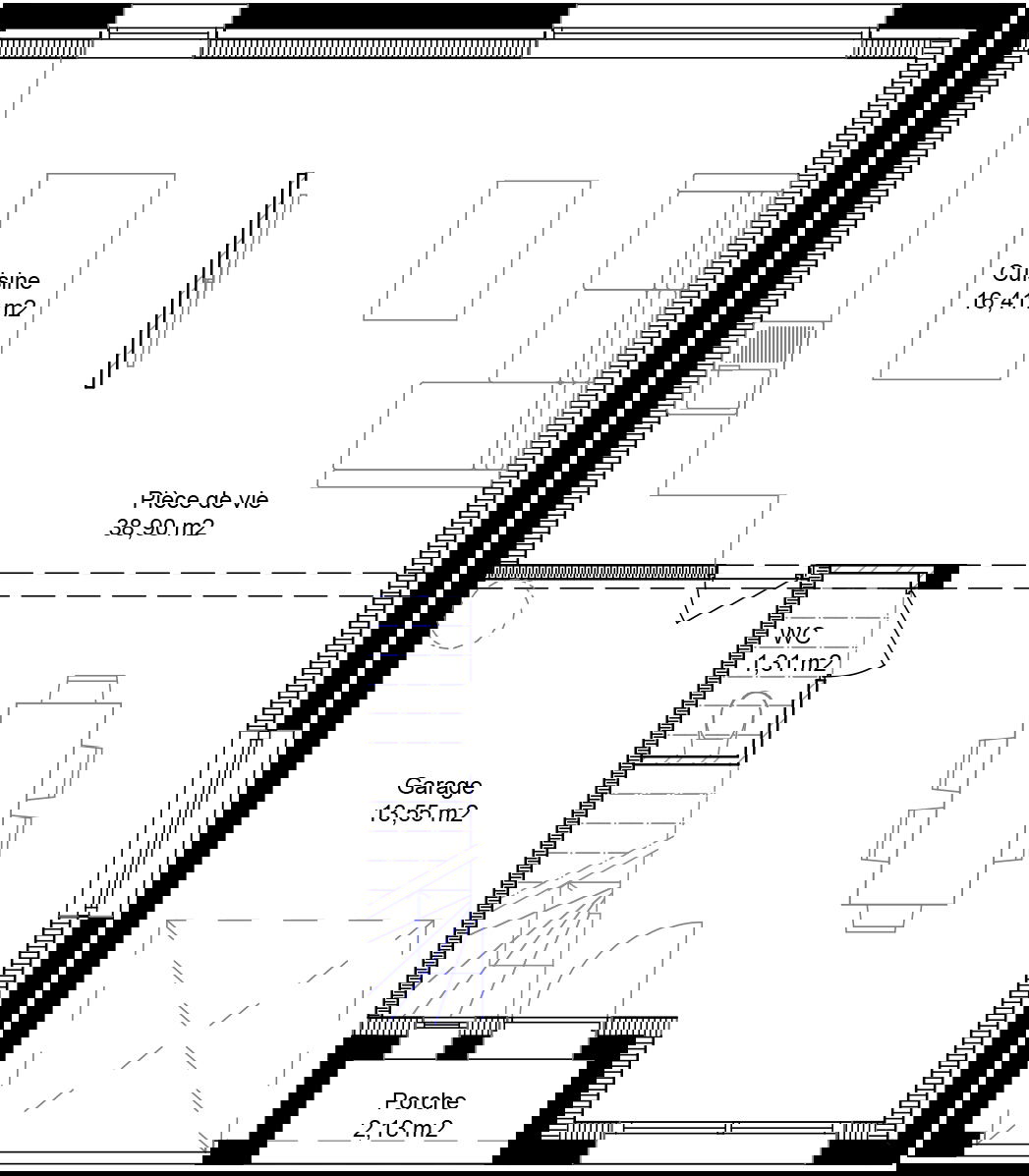 Plan rez-de-chaussée