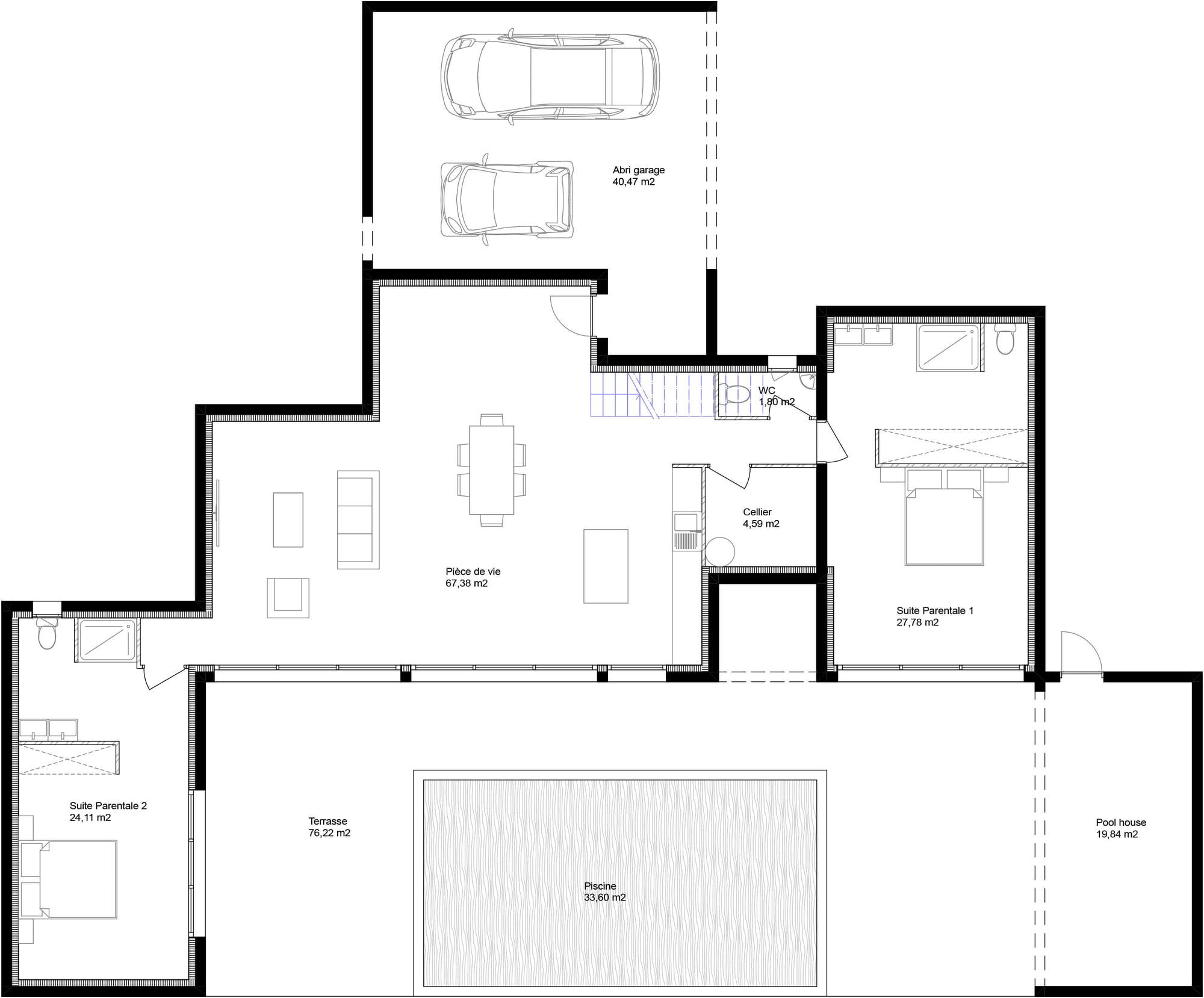 Plan rez-de-chaussée