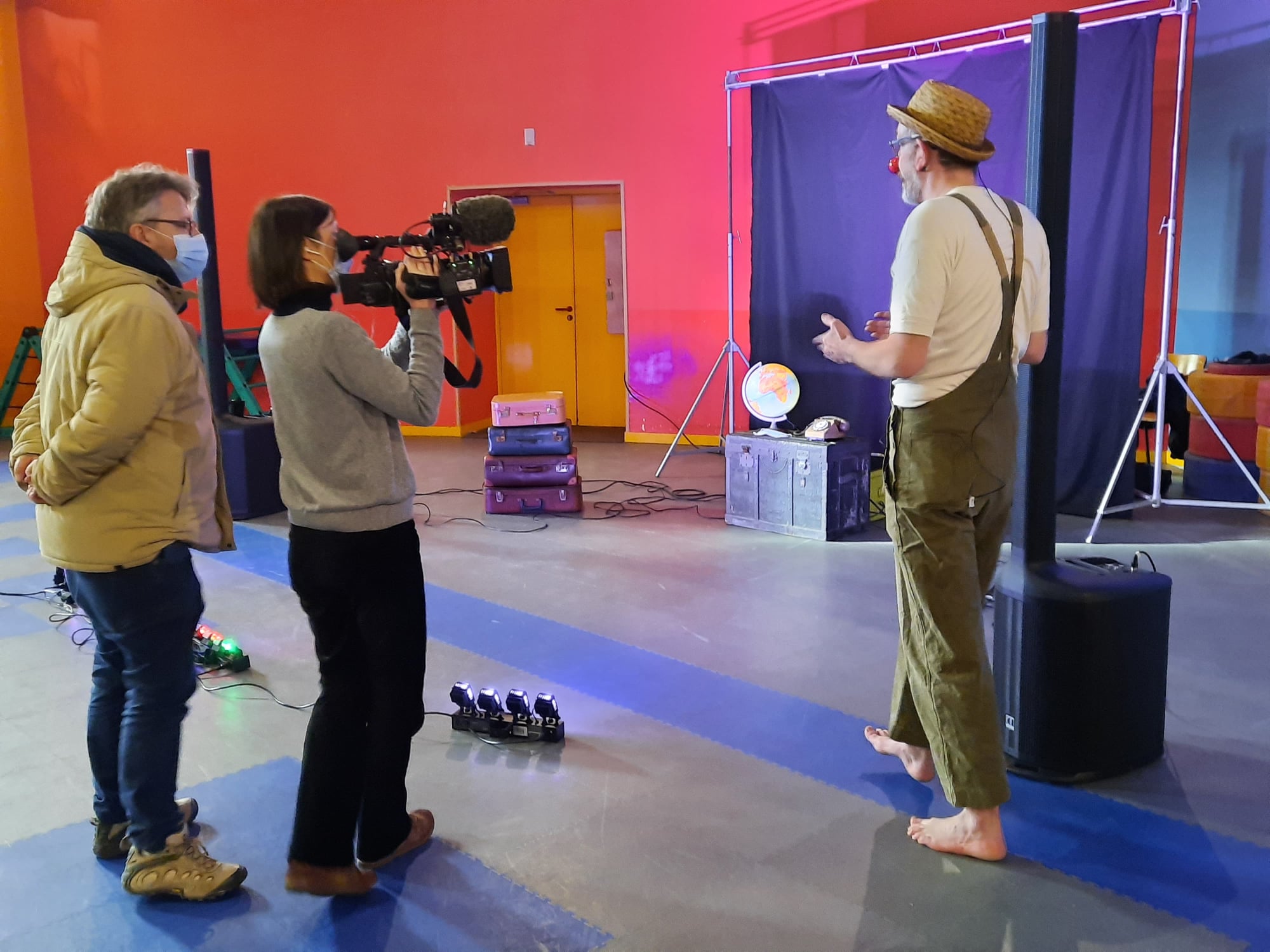 Sirouy le clown dans les écoles, associations, comités d'entreprise, etc...