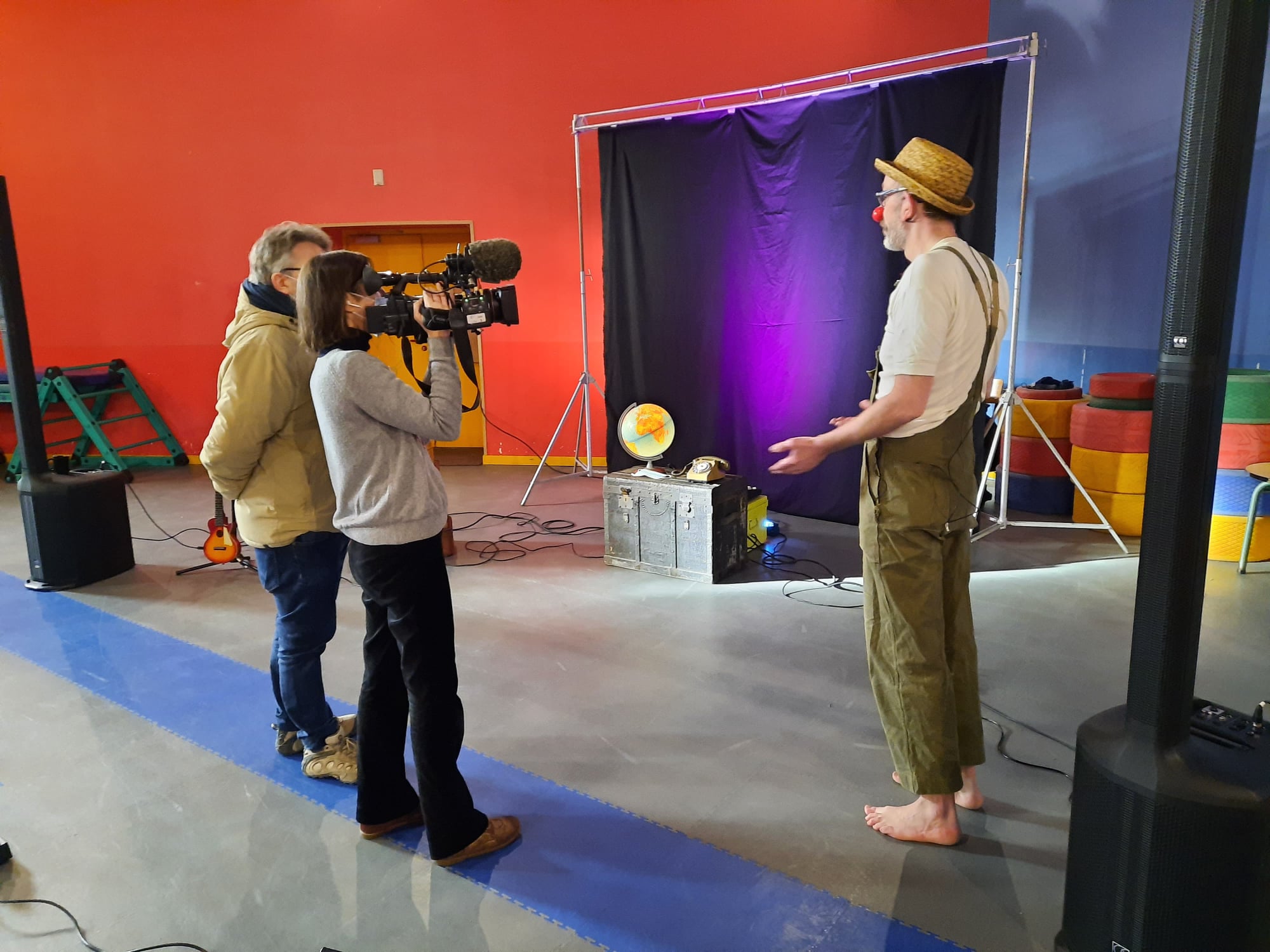 Sirouy le clown dans les écoles, associations, comités d'entreprise, etc...