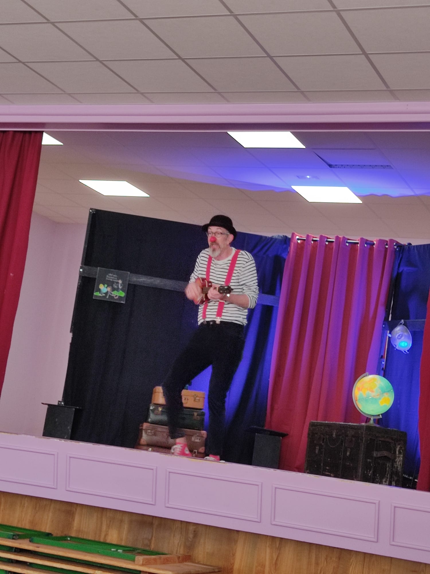 Sirouy le clown dans les écoles, associations, comités d'entreprise, etc...