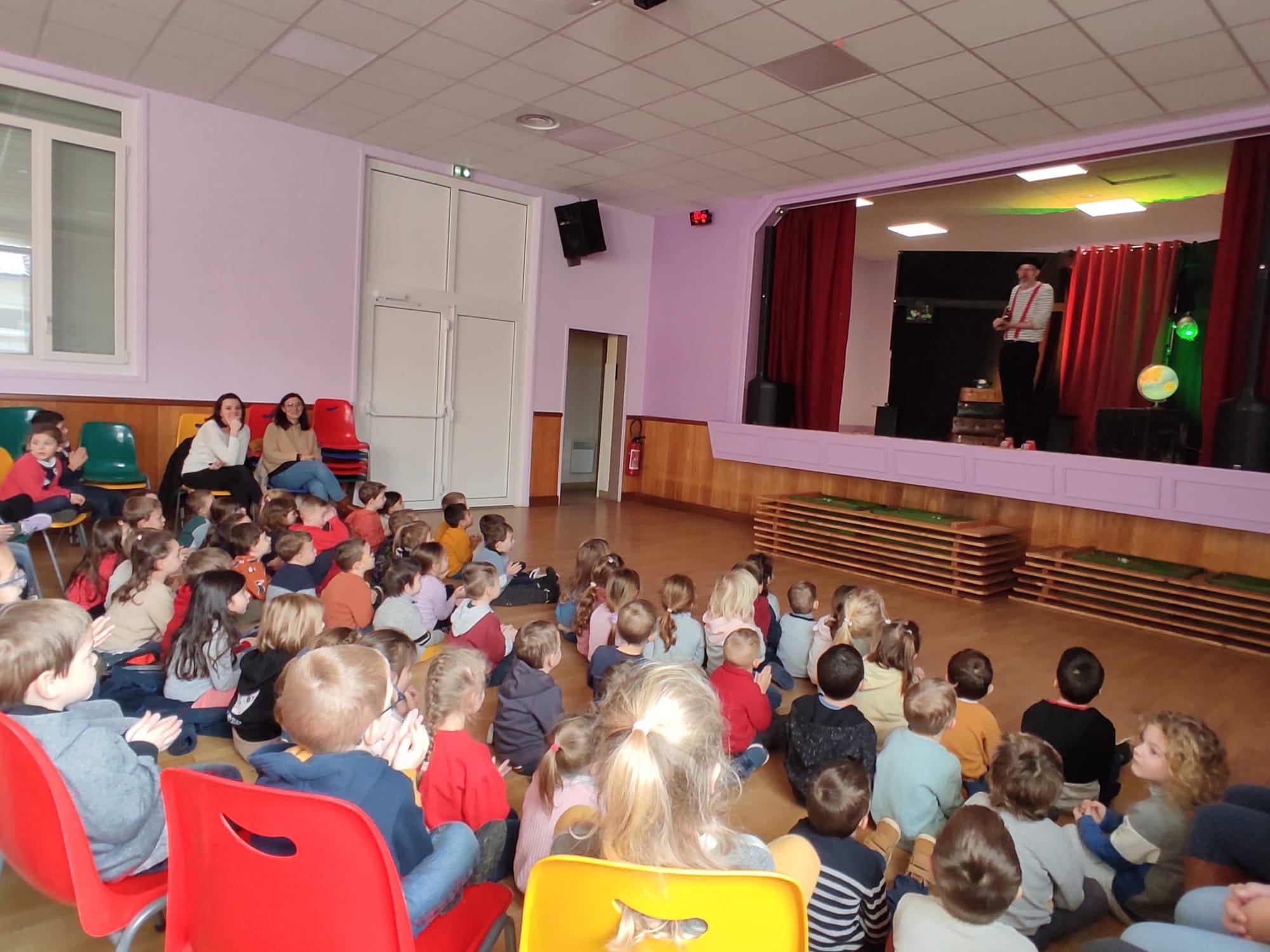 Sirouy le clown dans les écoles, associations, comités d'entreprise, etc...