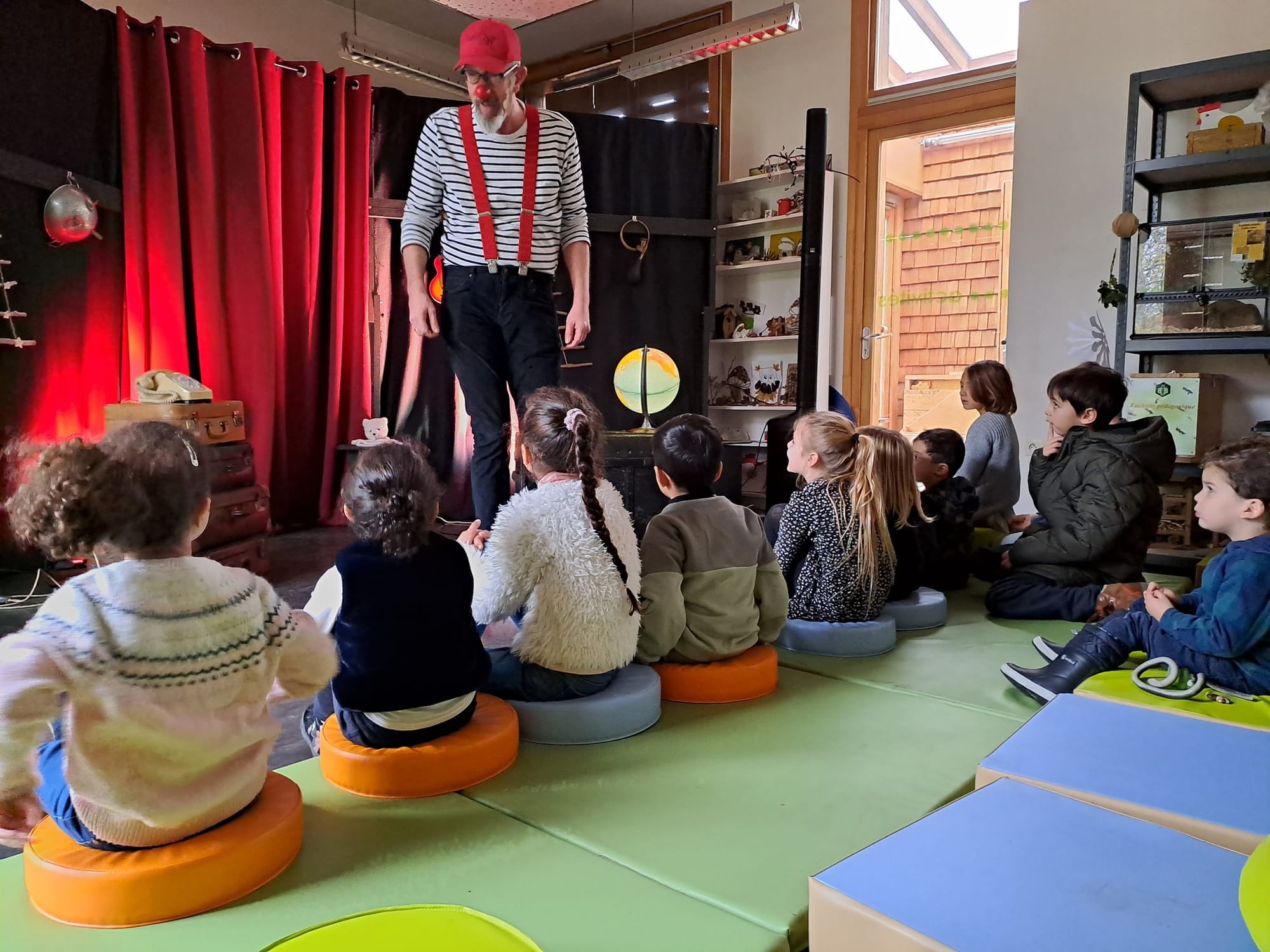 Sirouy le clown dans les écoles, associations, comités d'entreprise, etc...