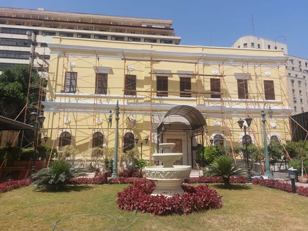 مشروعات التعاون فى البنية التحتية: (المجمع العلمي بالقاهرة)