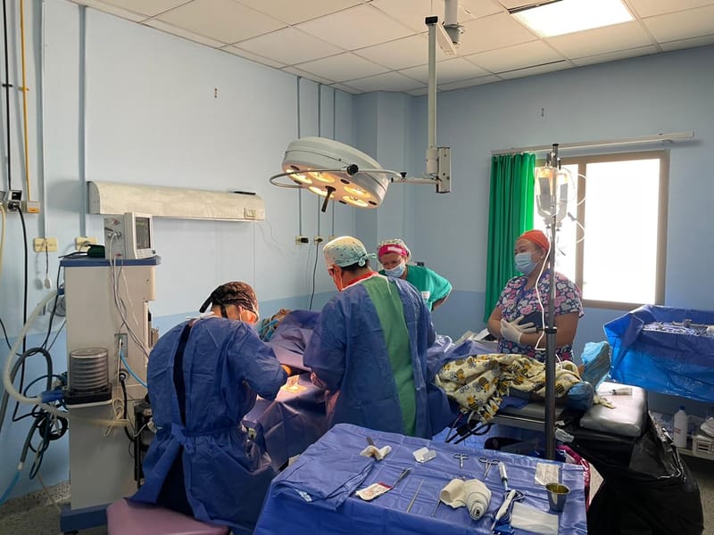 التعاون مع منظمة الصحة العالمية من خلال مؤسسة operation smile