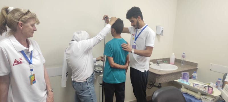 التعاون مع منظمة الصحة العالمية من خلال مؤسسة operation smile