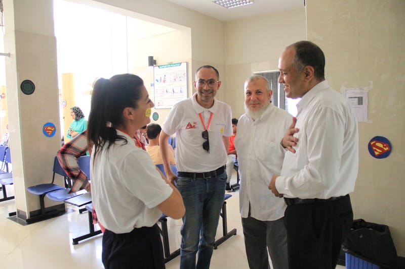 التعاون مع منظمة الصحة العالمية من خلال مؤسسة operation smile