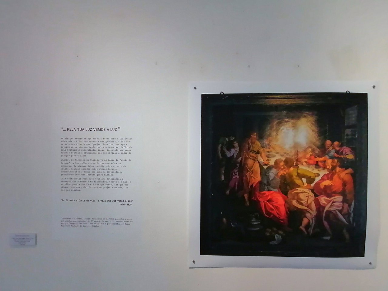 “… PELA TUA LUZ VEMOS A LUZ”  