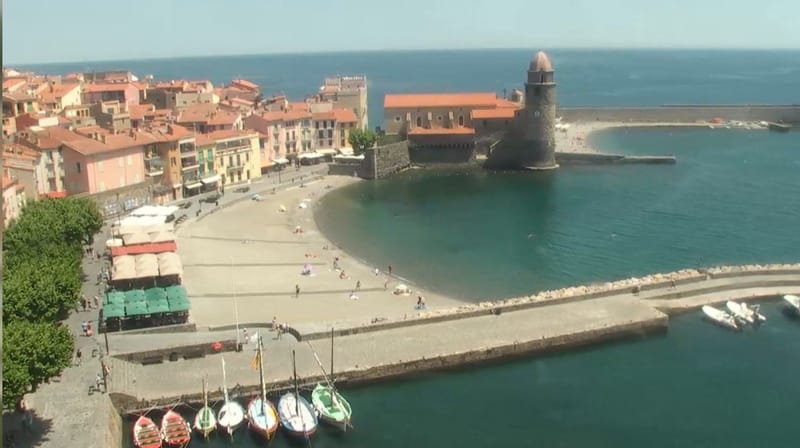 La webcam de Collioure