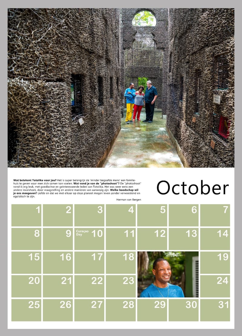 50th Anniversary Calendar