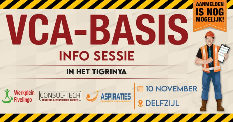 VCA-B Training In Tigrinya 👷  in cooperation with Werkplein Fivelingo