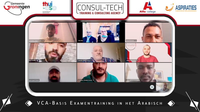 Uit de laatste virtuele VCA-Basis examentraining 👷‍♂️