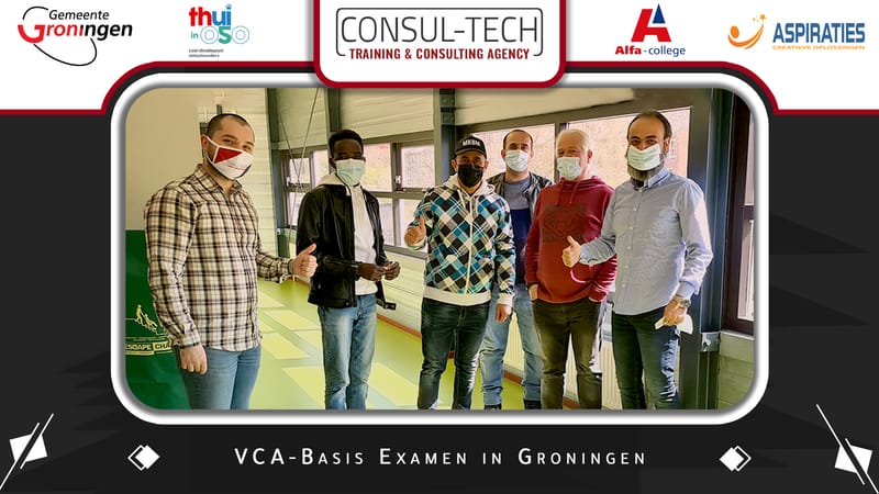 Van het vorige VCA-Basis examen in Groningen 👷‍♂️