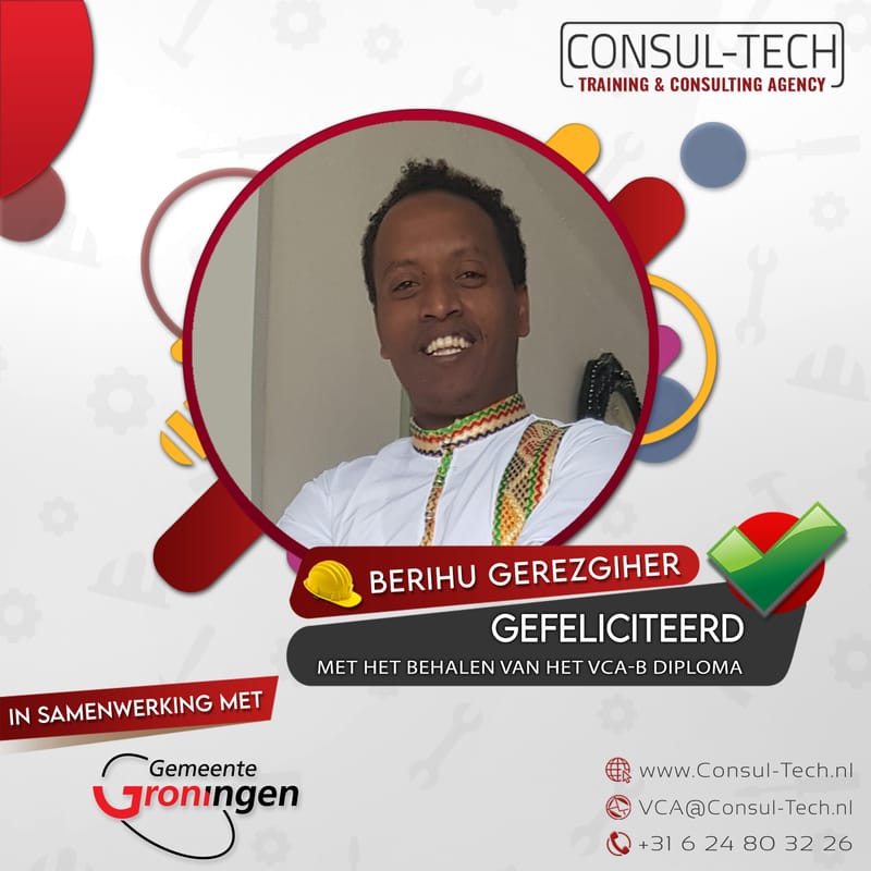 🌟 Spotlight op Succes: Ontmoet Berihu Gerezgiher! 🎉