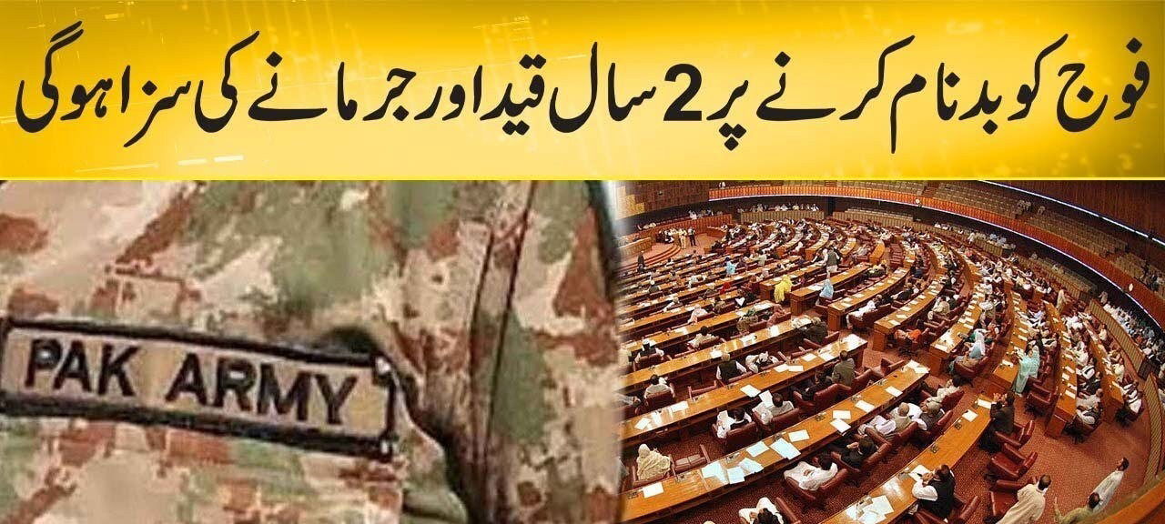 Punishment for criminalizing army, 2 years imprisonment and fine, sensitive duty officer cannot participate in politics till 5 years after retirement.