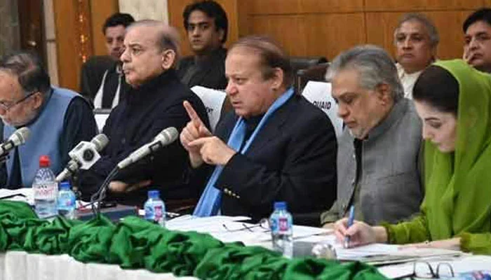 The second session of the PML-N Parliamentary Board continues