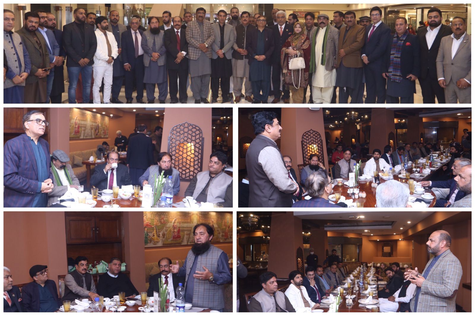 Ceremony in honor of PMLN Chief Coordinator and Senior Vice President International Affairs Barrister Amjad Malik Organized by Sheikh Syed.President Saudia Arabia