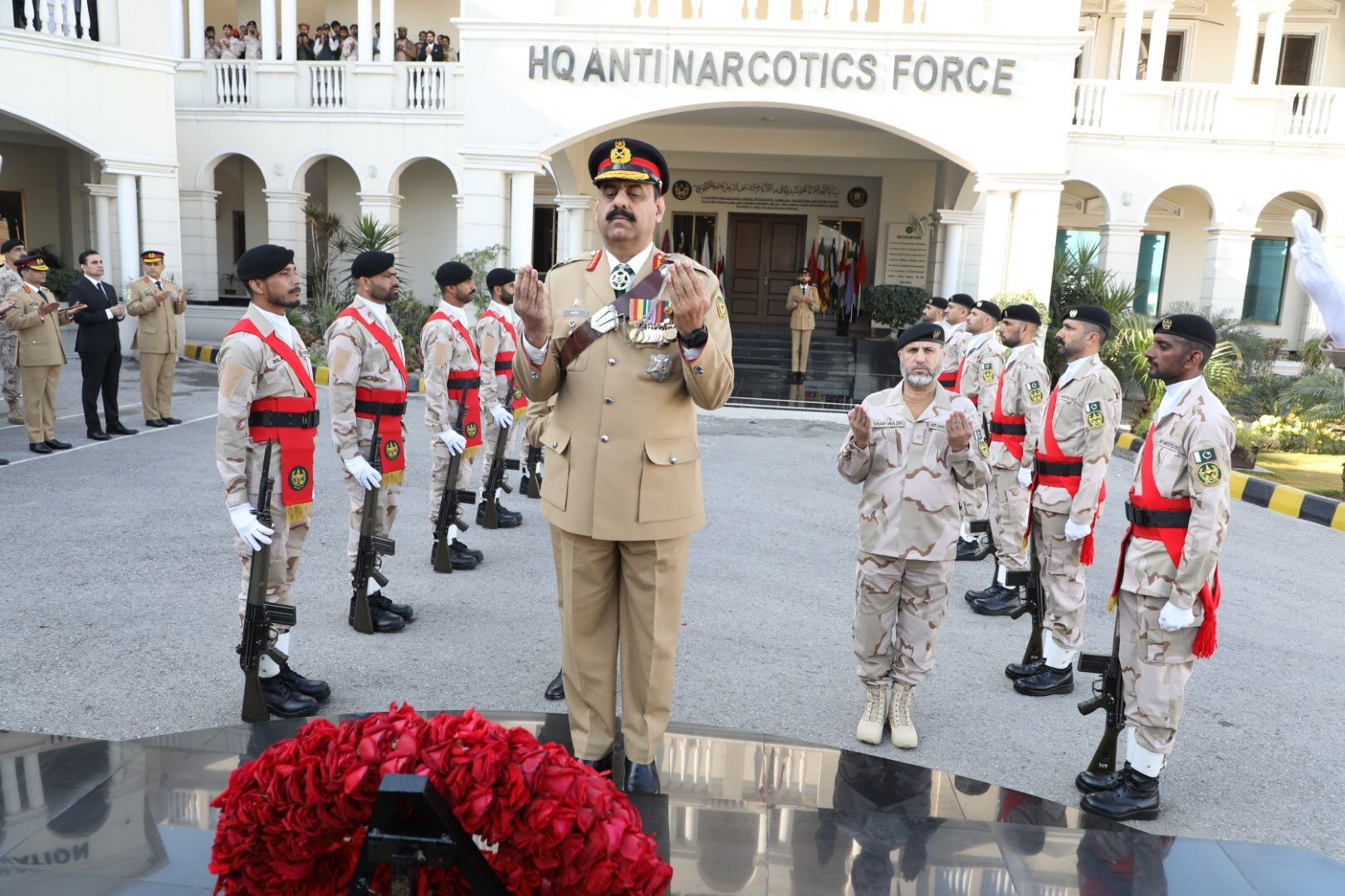 30th Raising Day commenced with a heartfelt tribute to the martyrs who sacrificed their lives in relentless battle against narcotics.