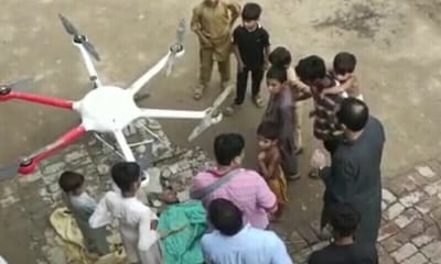 Drone loaded with drugs crashes in Lahore’s Kahna: police