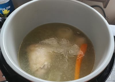 מרק עוף ללא ירקות בנינג'ה סמארט ליד