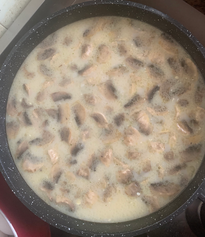 מרק פטריות חלבי