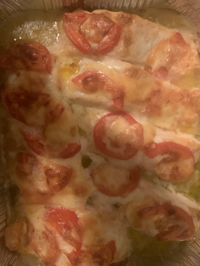 סלמון עם גבינה ותפוחי אדמה בתנור