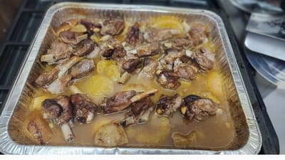 כנפיים/שוקיים אווז בתנור