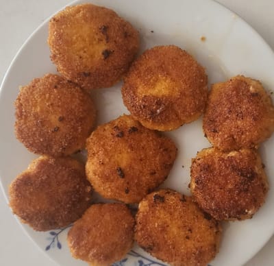 קציצות עוף בפירורי לחם