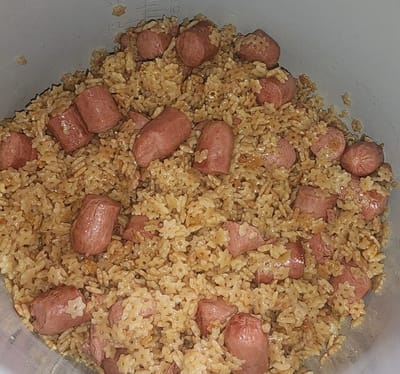 פתיתים עם נקניקיות