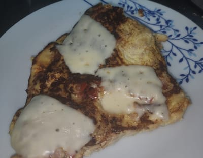 חביתה עם טונה ולחם