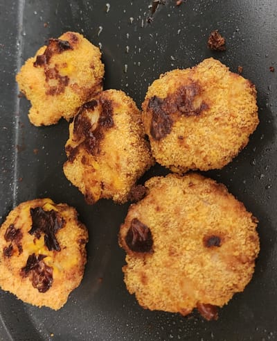 שניצלוני עוף עם תירס