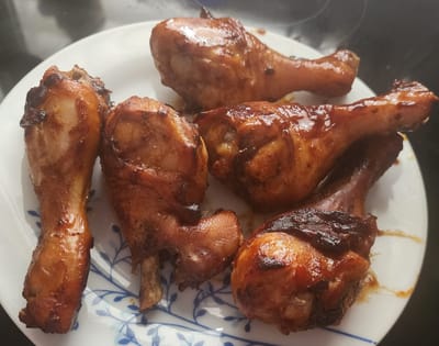 שוקיים עוף ברוטב אסייתי