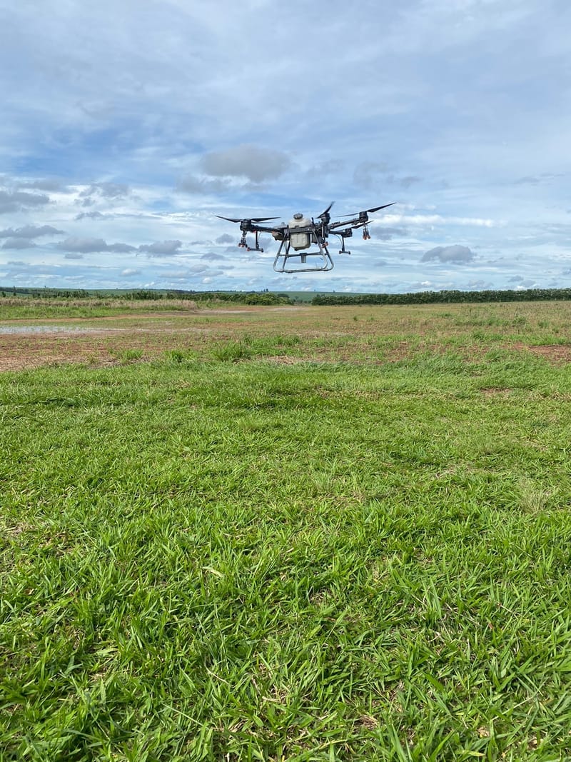 | Pulverização aérea |