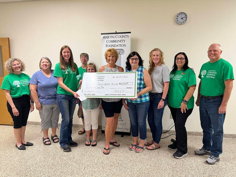 Grant from Martin County Community Foundation on June 21, 2023
