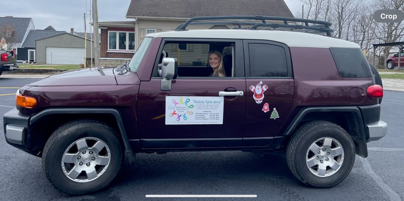 Christmas Parade 12/2/23 with Kenley Shaw - Student Ambassador for MCCPS