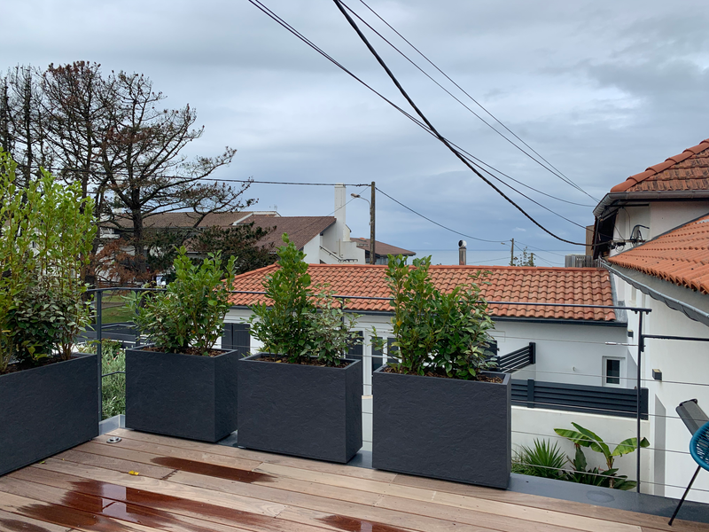 MAISON J - AMENAGEMENT TERRASSE ET EXTENSION SEJOUR - TRAVAUX EN COURS 