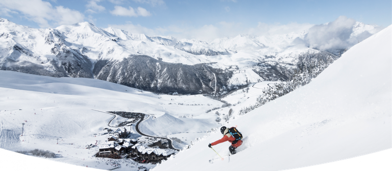 La station de ski de Peyragude