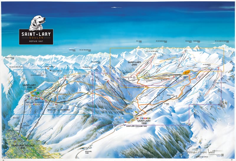 La station de ski de Saint Lary