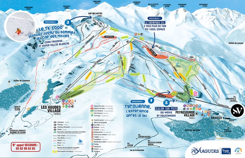 La station de ski de Peyragude