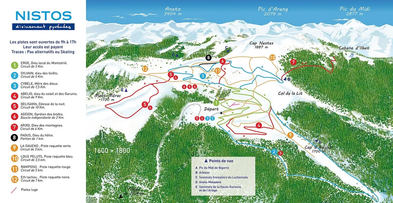 la station Nistos Espace Nordique