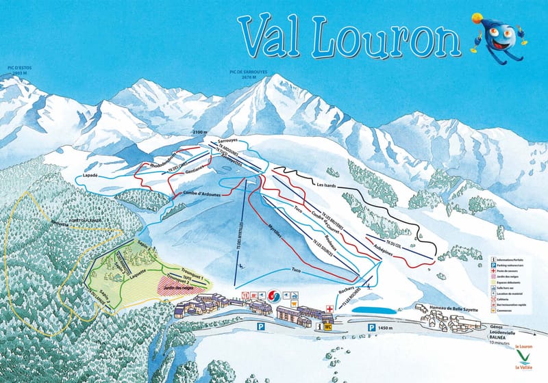La station de ski de Val Louron