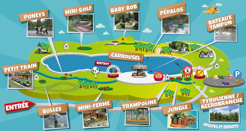 Le parc de loisir de la Demi-Lune