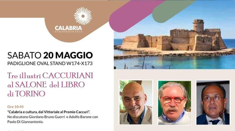 TRE ILLUSTRI CACCURIANI AL SALONE DEL LIBRO DI TORINO