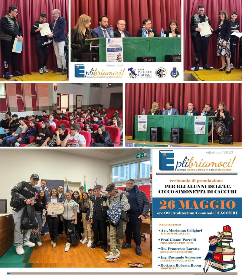 EpliBriamoci: premiati a Caccuri Emilio Quintieri e Kalid Nadif